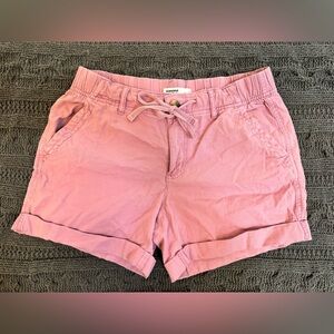 Sonoma Women's Light Pink/Purple Cargo Shorts (Small)